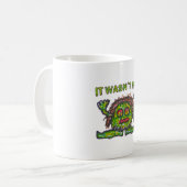 Mug Pas coupable gremlin drôle main dessinée illustrat (Devant gauche)