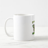 Mug Pas coupable gremlin drôle main dessinée illustrat (Gauche)