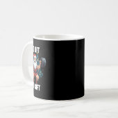 Mug Pas d'ascenseur Pas de cadeau Père Noël Gym Bodybu (Devant gauche)
