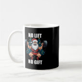 Mug Pas d'ascenseur Pas de cadeau Père Noël Gym Bodybu (Gauche)