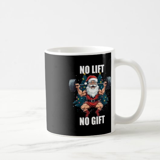 Mug Pas d'ascenseur Pas de cadeau Père Noël Gym Bodybu (Droite)