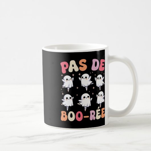 Mug Pas De Boo-rée Danse Éffrayante de ballet fantôme (Droite)