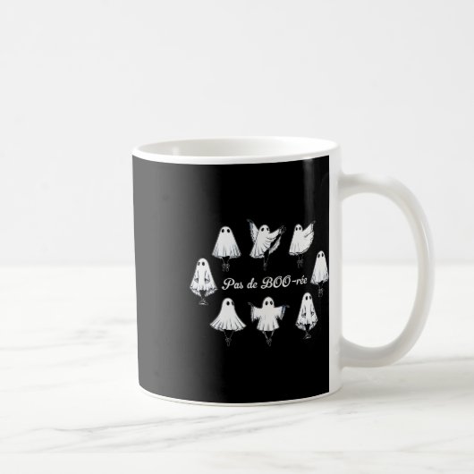 Mug Pas De Boo-rée Funny Ballet Ghosts Danse Halloween (Droite)