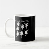 Mug Pas De Boo-rée Funny Ghost Ballet Dance Halloween (Gauche)