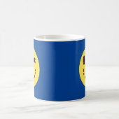 Mug Pas de boue bleue de la zone Yawn (Centre)