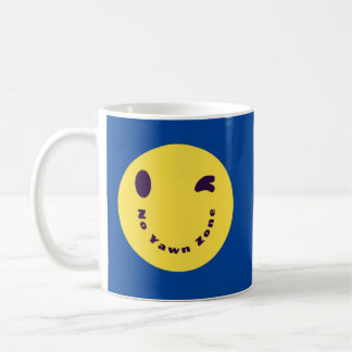 Mug Pas de boue bleue de la zone Yawn