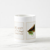 Mug Pas de boue de pêche à la mouche WiFI (Centre)