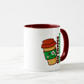 Mug Pas de café Pas de boue de travail (Devant droit)