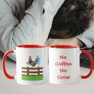 Mug Pas de café, pas de coq