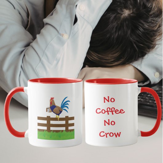 Mug Pas de café, pas de coq
