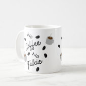 Mug Pas de café, pas de parlote (Devant gauche)