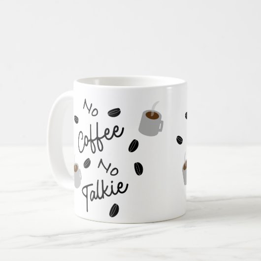 Mug Pas de café, pas de tarte (Devant gauche)