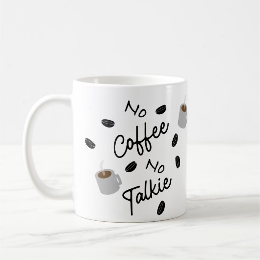 Mug Pas de café, pas de tarte (Gauche)