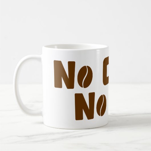 Mug Pas de café Pas de vie (Gauche)