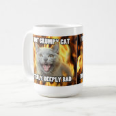 Mug Pas de chatte grincheux (Devant gauche)
