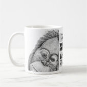 Mug Pas de commerce de singes (Gauche)