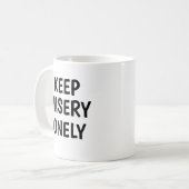 Mug Pas de compagnie pour la misère (Devant gauche)