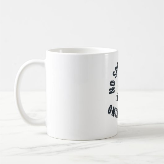 Mug Pas de cuillères, seulement des couteaux (Gauche)