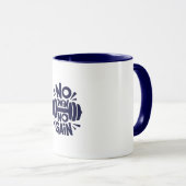 Mug Pas de douleur, pas de résultat (Devant droit)