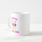 Mug Pas de drame pour cette Llama - Drôle Llama (Devant gauche)