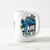 Mug Pas de frontières pour la conservation de l'eau de (Devant droit)