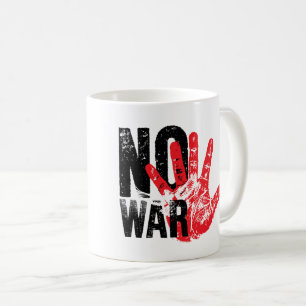 Mug PAS DE GUERRE ! design radical pour des temps radi