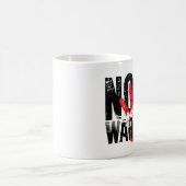 Mug PAS DE GUERRE ! design radical pour des temps radi (Centre)
