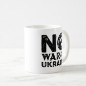 Mug Pas De Guerre En Ukraine (Devant droit)