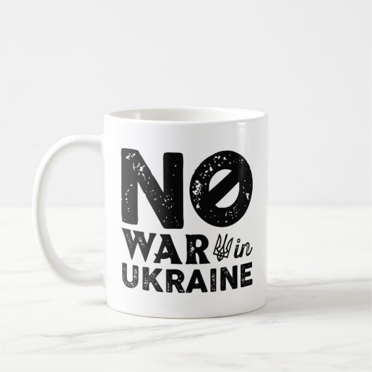 Mug Pas De Guerre En Ukraine (Gauche)