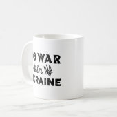Mug Pas De Guerre En Ukraine (Devant gauche)