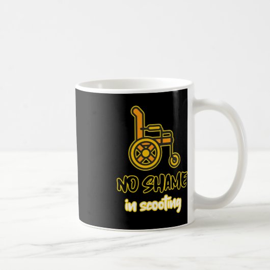 Mug pas de honte en scooter personne avec handicap fau (Droite)