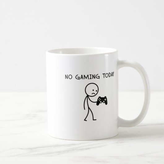 Mug Pas de jeu aujourd'hui (Droite)