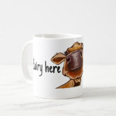 Mug Pas de lait ici vache (Devant gauche)