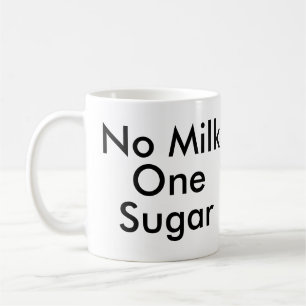Mug Pas de lait un sucre Bouteille amateur de café d