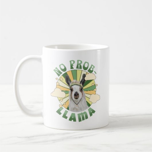 Mug Pas de lama de Prob Boho Llama (Gauche)
