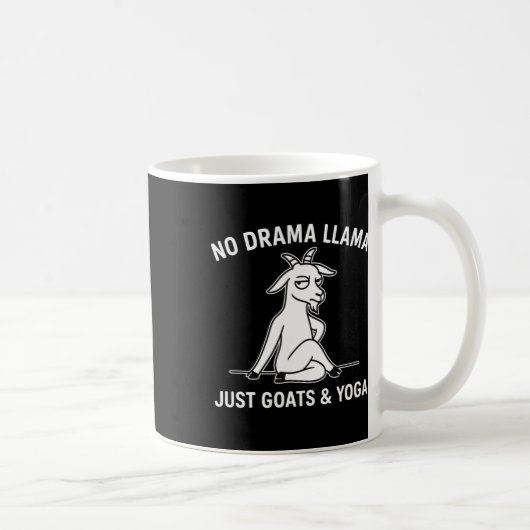 Mug Pas de lama dramatique, juste des chèvres et du yo (Droite)