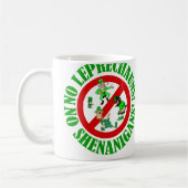 Mug Pas de leprechauns, pas de shenanigans (Gauche)