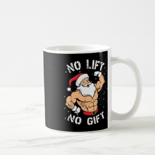 Mug Pas de levage, pas de cadeau Bodybuilding (Droite)