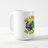 Mug Pas De Limites Ski Coloré (Devant gauche)