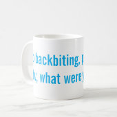 Mug Pas de médisance (Devant gauche)