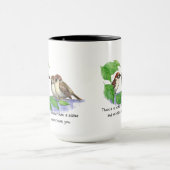 Mug Pas De Meilleur Ami Soeur Citer Oiseaux Famille (Centre)