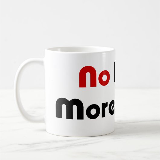 Mug Pas de Miel plus d'argent (Gauche)