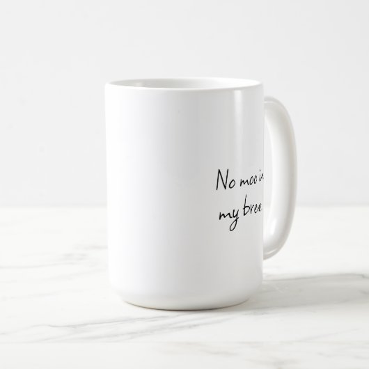 Mug Pas de moo dans ma brasse (Devant droit)