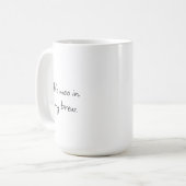 Mug Pas de moo dans ma brasse (Devant gauche)