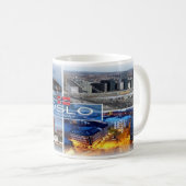 Mug Pas de Norvège -Oslo - (Devant droit)