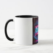 Mug Pas de nouveaux amis Neon Glow (Gauche)