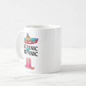 Mug Pas de panique Mois du patrimoine hispanique drôle (Devant gauche)