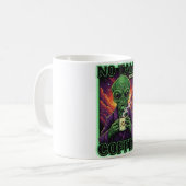Mug PAS DE PAROLE AVANT LE CAFÉ Alien (Devant gauche)