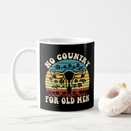 Mug Pas De Pays Pour Le Vieux Uterus (Avec donut)