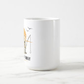 Mug Pas de pêche aujourd'hui Stickman de pêche triste (Centre)